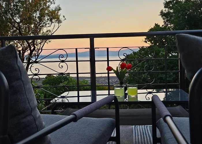 公寓 Lipa - Hreljin, Crikvenica S Jacuzzijem I Pogledom Na Hreljin